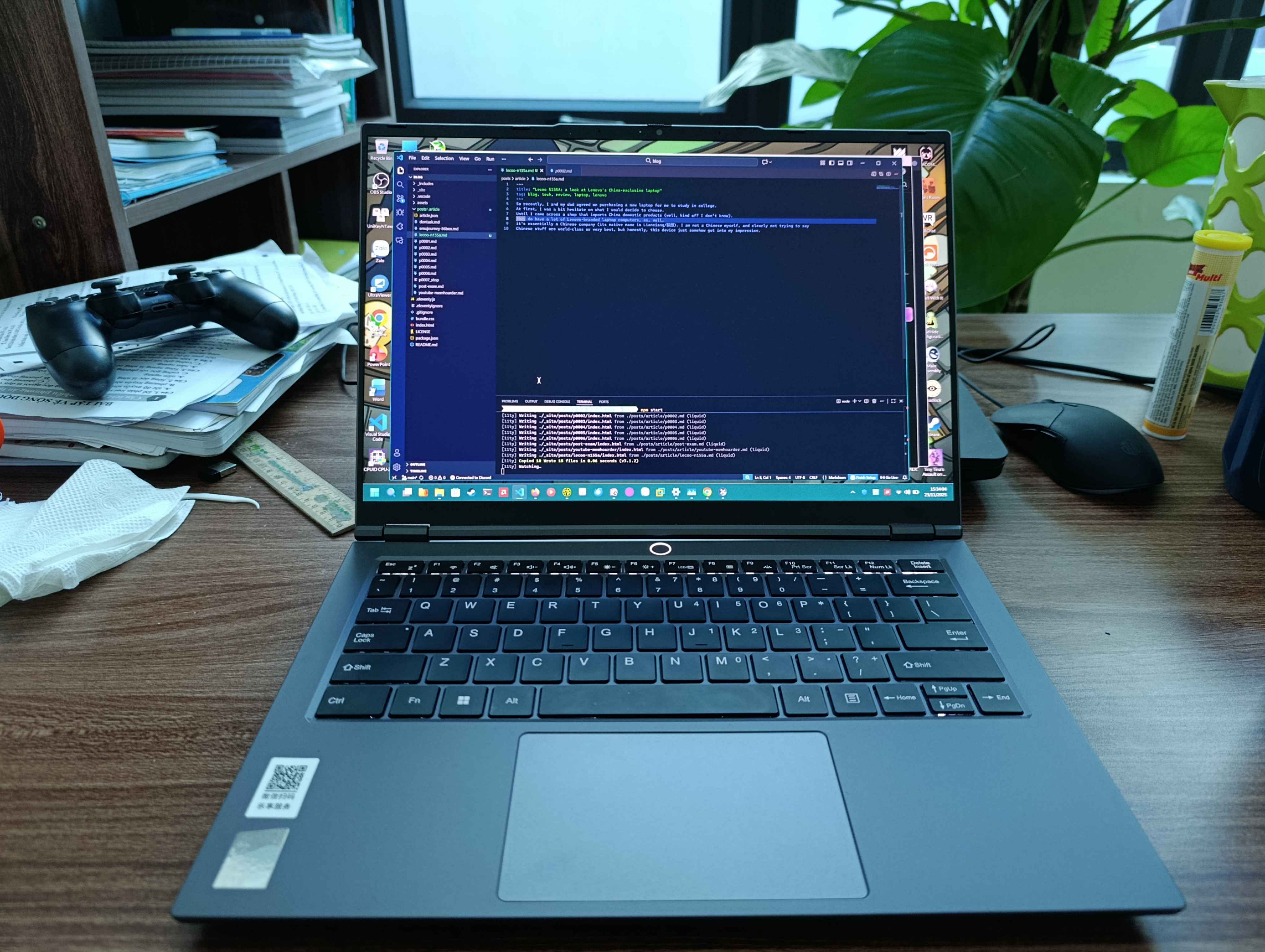 front side of Lecoo N155A